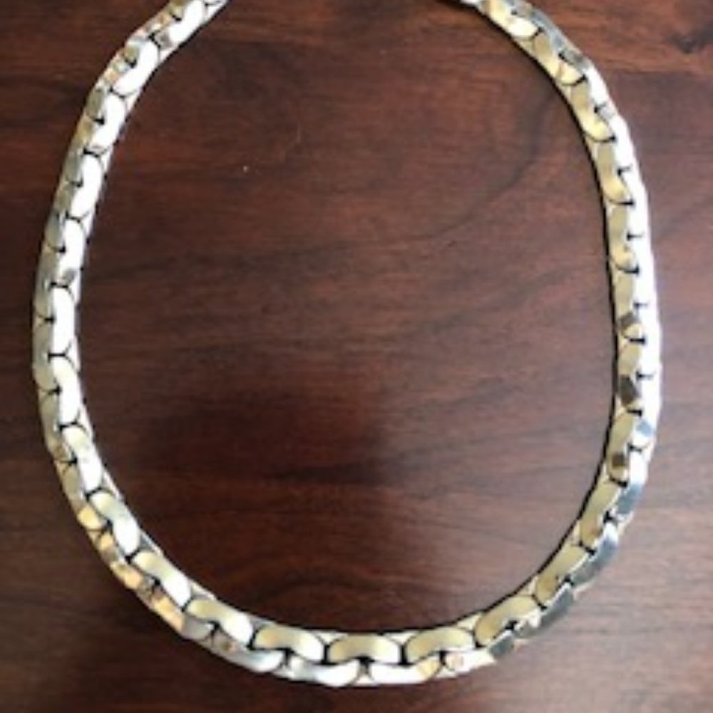 Coro Pegasus Silvertone Necklace